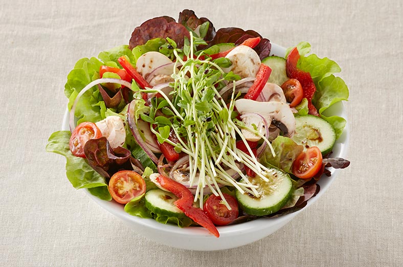 Delicious green salad